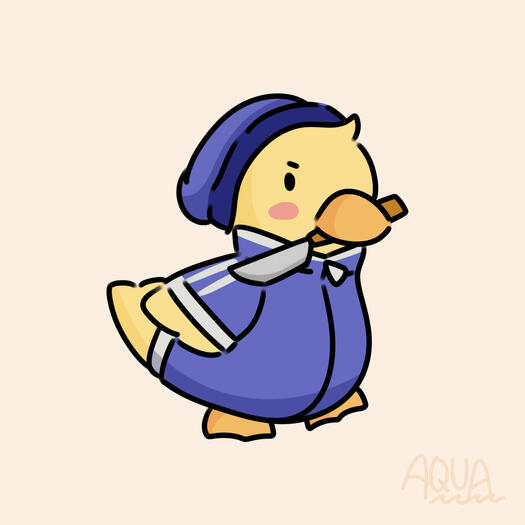 Angry Quackity Duck